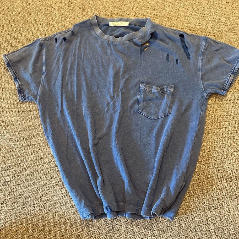 Distressed tee
